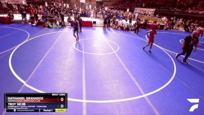 113 lbs Champ. Round 2 - Nathaniel Granados, Merced Bears Wrestling Club vs Troy Nejib, Community Youth Center - Concord Campus Wrestling