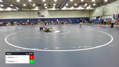 165 lbs Round Of 16 - Landon Kearns, Coast Guard vs Chase Anestis, Plymouth