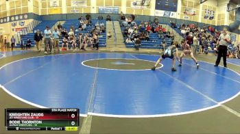 78 lbs Placement Matches (8 Team) - Kreighten Zaugg, Jet Wrestling Club vs Bodie Thornton, Alphas Wrestling