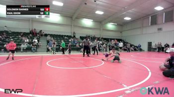 64 lbs 3rd Place - Solomon Barnes, Vian Wrestling Club vs Paul Odom, Van Buren Matdawgs