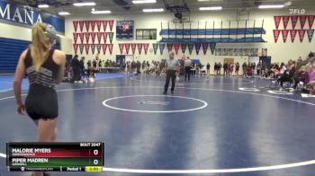 JV-1 lbs Round 3 - Malorie Myers, Independence vs Piper Madren, Grinnell