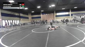 101 lbs Quarterfinal - Nicole Abrego, Garden City HS vs Dylan Hatch, DTC Wrestling