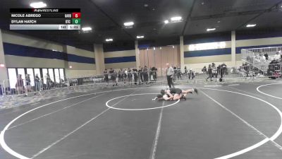 101 lbs Quarterfinal - Nicole Abrego, Garden City HS vs Dylan Hatch, DTC Wrestling