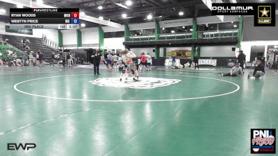 144 kg 3rd Place - Ryan Woods, Michigan Premier WC vs Westyn Price, Big Game Wrestling Club