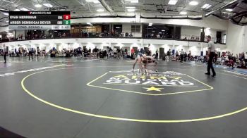 157 lbs Cons. Round 4 - Evan Herriman, Unattached vs Arber Dembogaj Beyer, Unattached