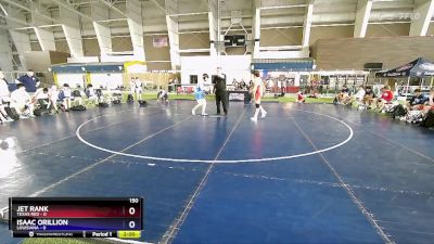 150 lbs Semis & 1st Wrestleback (8 Team) - Jet Rank, Texas Red vs Isaac Orillion, Louisiana