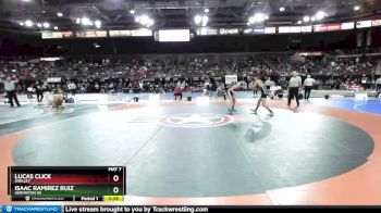 132 lbs Cons. Round 2 - Isaac Ramirez Ruiz, Hermiston HS vs Lucas Click, Shelley