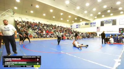 138 lbs Champ. Round 2 - Logan Morales, Legacy WC vs Christopher Briseno, Eastvale Elite