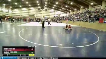 132 lbs Cons. Round 2 - Lucas Johnson, Clearfield vs Seth Barnes, Marsh Valley