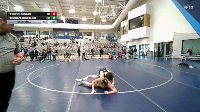 120 lbs Semifinal - Michael Kowalski, Empire Wrestling Club vs Trevor Cowan, JWC