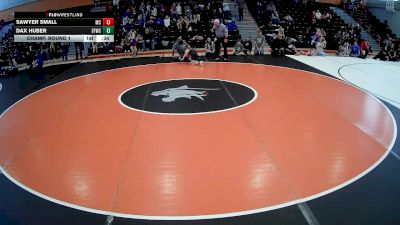 65 lbs Champ. Round 1 - Dax Huber, Cambria Heights vs Sawyer Small, Marion Center