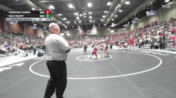 3A 132 lbs 5th Place Match - Max Holtry, Morgan vs Desmond Cadena, Morgan