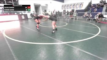 125 lbs Cons. Round 3 - Olivia Duran, Esperanza vs Sabine David, South Hills