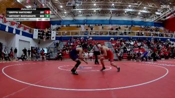 157 lbs 3rd Place Match - Anthony Bustamante, Merrillville vs Griffin VanTichelt, Crown Point