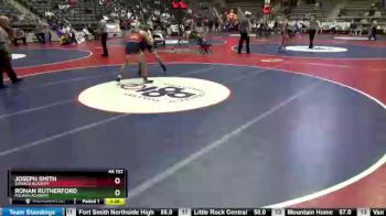 4A 152 lbs Cons. Round 2 - Joseph Smith, Subiaco Academy vs Ronan Rutherford, Pulaski Academy