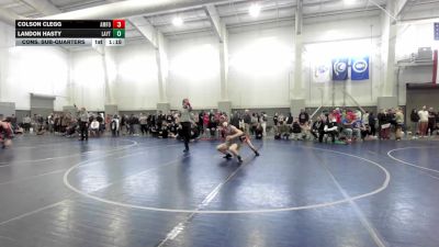 138B lbs Cons. Sub-quarters - Colson Clegg, American Fork vs Landon Hasty, Layton