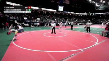 115 lbs Cons. Round 5 - Liam Angle, WHW2 vs Jack Scharfenberg, INC2