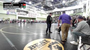 145 lbs Cons. Round 2 - Victoria Von Debschitz, FRANKLIN vs Leslie Garcia, BELL