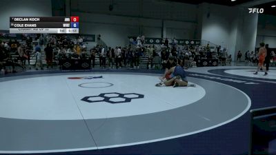 74 kg Champ. Rd Of 32 - Declan Koch, Askren Wrestling Academy vs Cole Evans, WVRTC