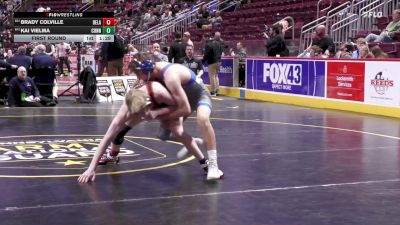 139 lbs First Round - Brady Colville, Delaware Valley vs Kai Vielma, Connellsville