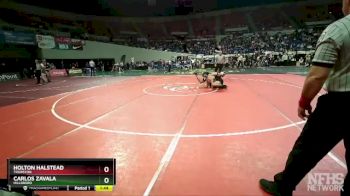 5A-138 lbs Quarterfinal - Carlos Zavala, Hillsboro vs Holton Halstead, Thurston