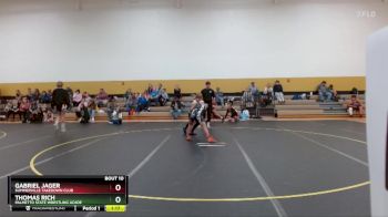 107 lbs Round 1 - Gabriel Jager, Summerville Takedown Club vs Thomas Rich, Palmetto State Wrestling Acade