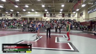 125 lbs Round 1 - Isabella Griffin, Cedar Rapids Kennedy vs Audrey Bulechek, Clear Creek-Amana