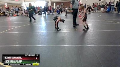 65 lbs Round 3 - Joaquin Ascencio, Hahn Intermediate School vs Rowan Schuyler, Kennedy Elementary School