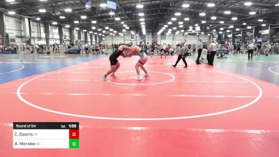 220 lbs Round Of 64 - Clayton Downs, OH vs Andy Morales, NC