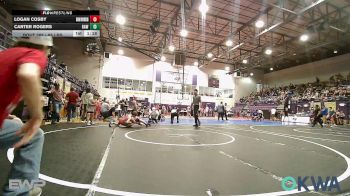 85 lbs Round Of 16 - Logan Cosby, Skiatook Youth Wrestling vs Carter Rogers, Raw Wrestling Club