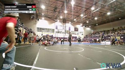 85 lbs Round Of 16 - Logan Cosby, Skiatook Youth Wrestling vs Carter Rogers, Raw Wrestling Club