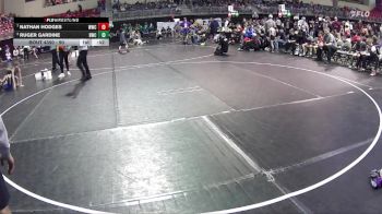 90 lbs Semifinal - Ruger Gardine, Bertrand Wrestling Club vs Nathan Hodges, Wahoo Wrestling Club