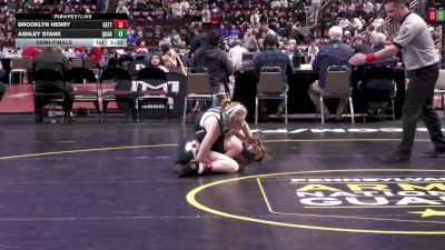 100 lbs Semifinal - Brooklyn Henry, Gettysburg-G vs Ashley Stank, Quakertown-G