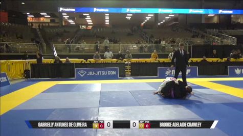 Brooke Adelaide Crawley vs Gabrielly Antunes De Oliveira 2025 Pan Jiu Jitsu IBJJF Championship