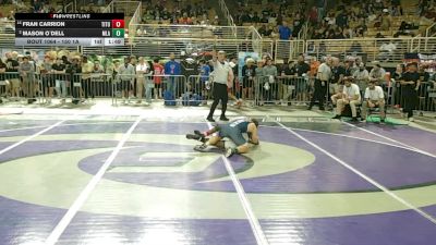 150 1A Champ. Round 1 - Fran Carrion, Titusville vs Mason O`dell, Mater Lakes Academy