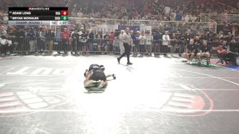 113 3A Champ. Round 1 - Adam Long, Riverview (Sarasota) vs Bryan Morales, South Dade