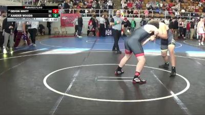 217 lbs Champ. Round 1 - Xander Woods, Nelsonville-York vs Devon Whitt, Fredericktown High School