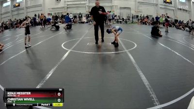 56 lbs Round 7 (10 Team) - Christian Wivell, DWA vs Kenji Messiter, NOVA WC