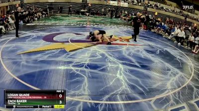 139 lbs Round 1 (4 Team) - Zach Baker, Tahoma vs Logan Quade, Lake Crystal/Welcome/Memorial