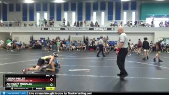 120 lbs Round 3 (8 Team) - Anthony Morales, Eagle Empire vs Logan Miller, Florida Scorpions Black