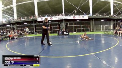 81 lbs Round 1 (8 Team) - Addison Rankin, Virginia vs Piper Fry, Michigan