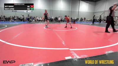 96 lbs Rr Rnd 2 - Jett Greer, Shelton Wrestling Academy 12U vs Beck Lopez, Predators 12U