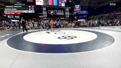 138 lbs Champ. Rd Of 64 - Michael Poulette, MO vs Damian Jones, CA