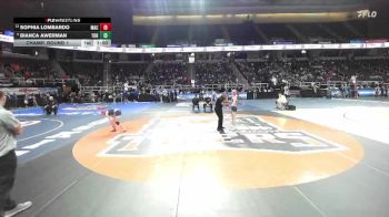 100 lbs Champ. Round 1 - Bianca Awerman, Town Of Huntington-11 vs Sophia Lombardo, MacArthur-8