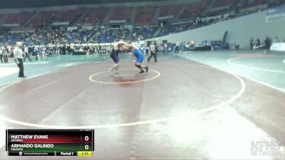 4A-285 lbs Semifinal - Matthew Evans, Astoria vs Armando Galindo, Mazama