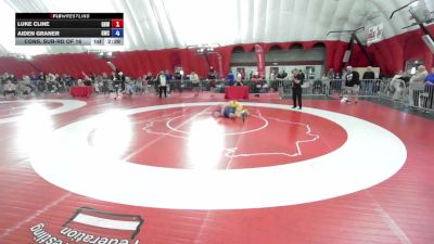 157 lbs Cons. Sub-rd Of 16 - Luke Cline, Greater Heights Wrestling vs Aiden Graner, Guerrilla Wrestling Club