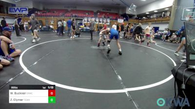 85 lbs Semifinal - Waylon Buckner, El Reno Wrestling Club vs Zydyn Clymer, Team Guthrie Wrestling