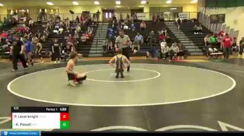 106 lbs Semifinal - Kaiden Powell, Paola Wrestling Club vs Parker Leverknight, Team Central Wrestling Club