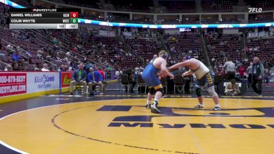 285 lbs Consi 5 - Daniel Williams, Glendale vs Colin Whyte, West Greene