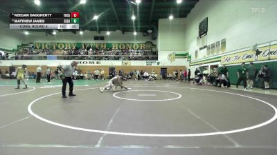 150 lbs Cons. Round 4 - Matthew James, El Dorado vs Keegan Daugherty, Yucaipa